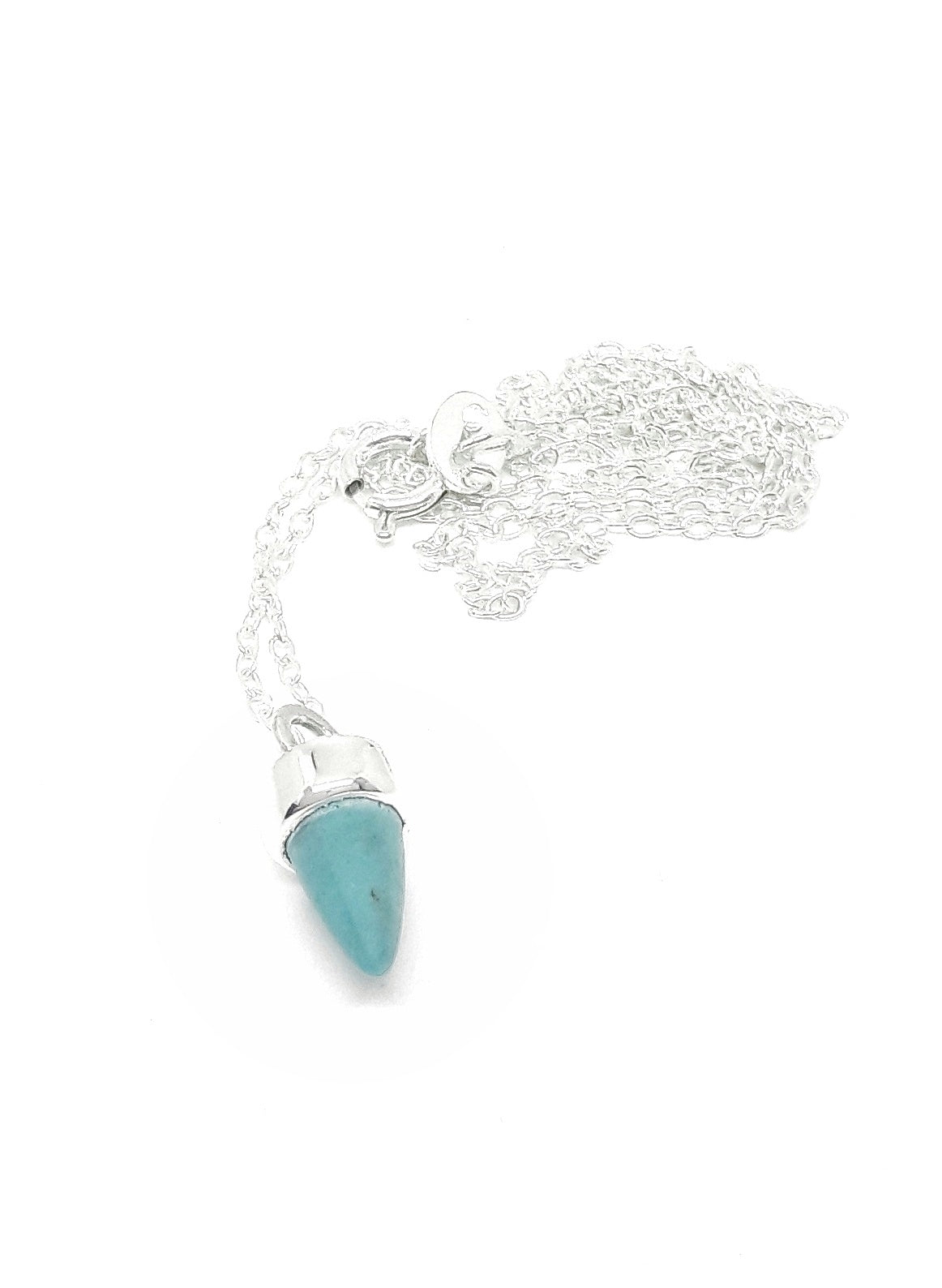 Turquoise Bullet Pendant