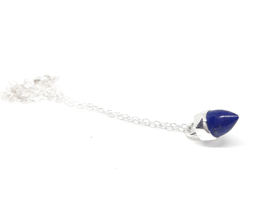 Lapis Lazuli Bullet Pendant