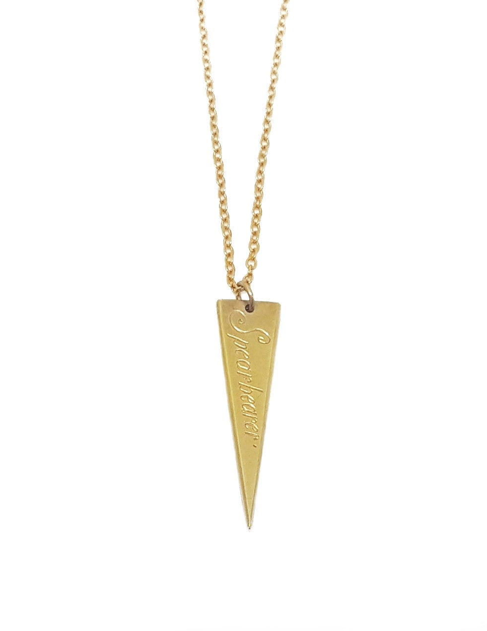 Spearbearer - tag pendant