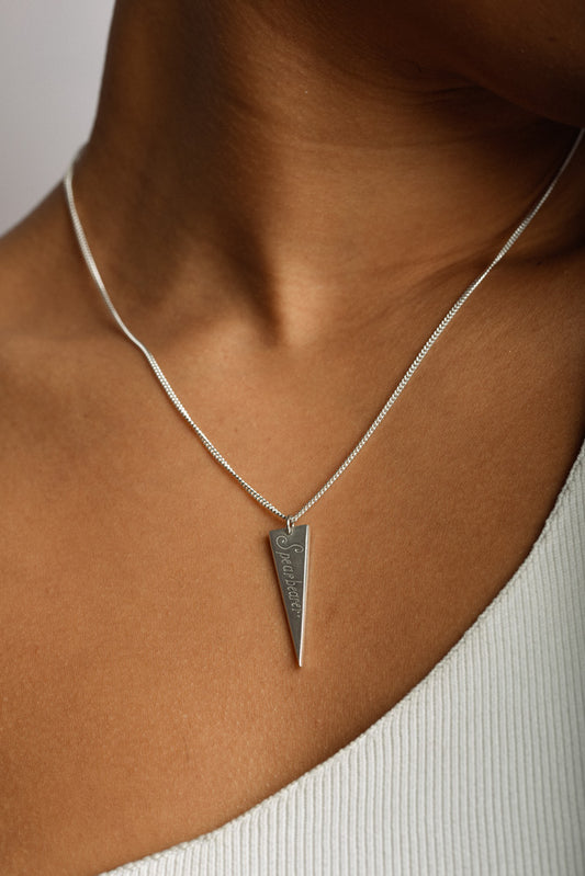 Spearbearer - tag pendant