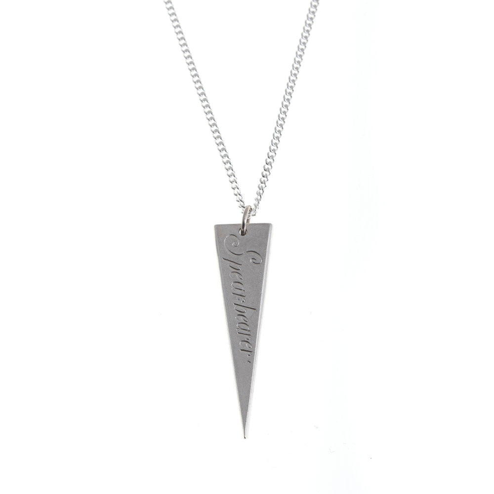 Spearbearer - tag pendant