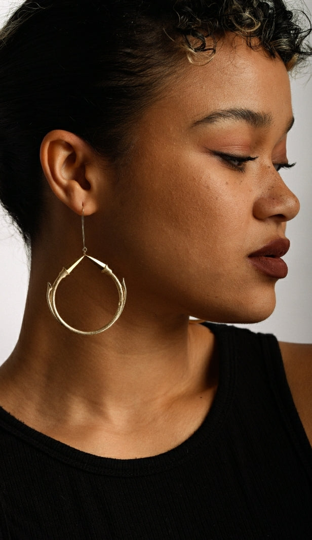 SpearBearer Hoop Earrings