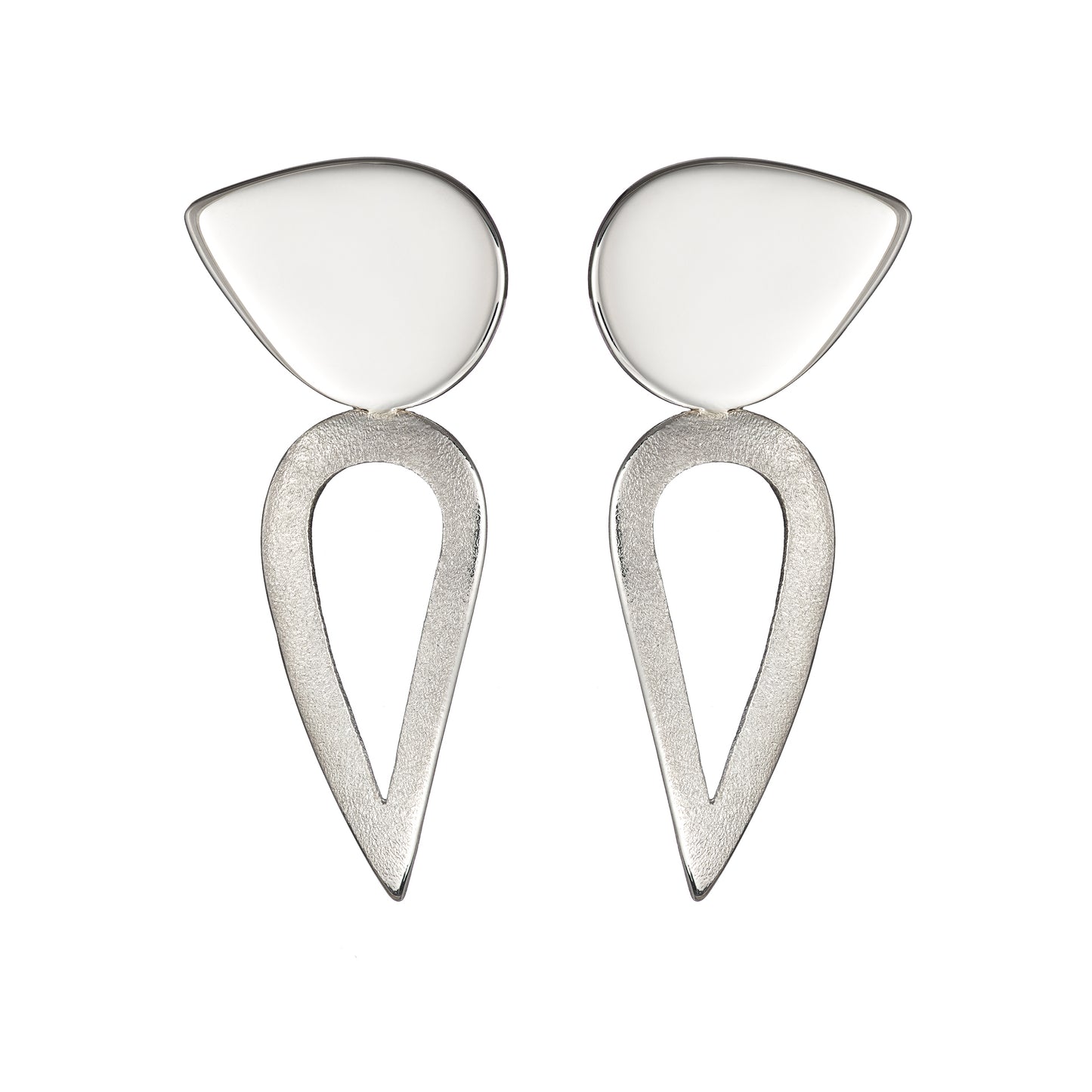 Glide Earrings - Silver
