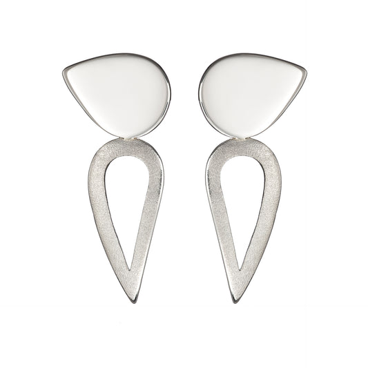 Glide Earrings - Silver