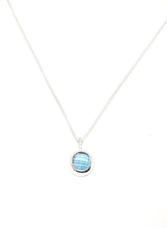 Little Blue Topaz Pendant