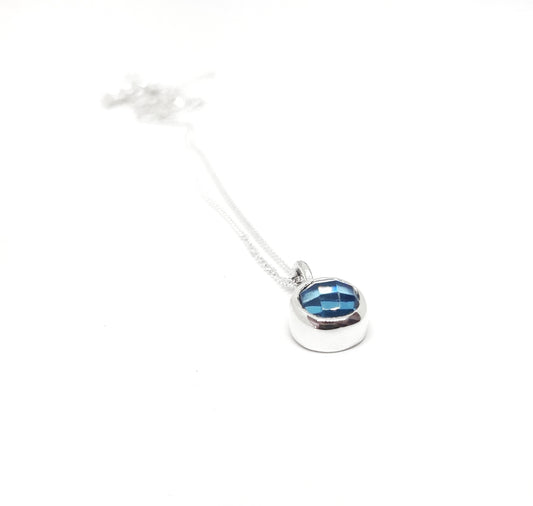 Little Blue Topaz Pendant