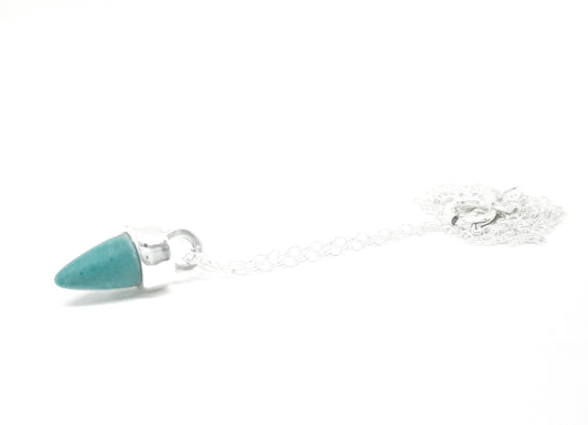 Turquoise Bullet Pendant