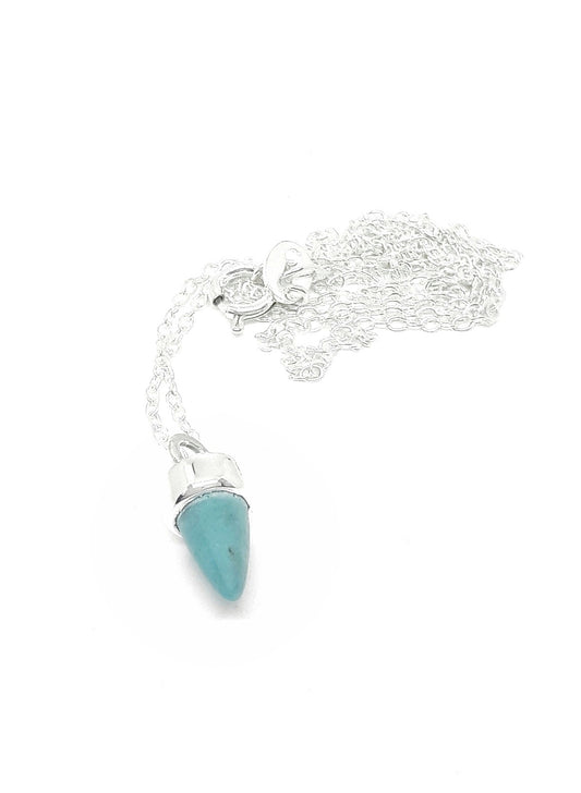 Turquoise Bullet Pendant
